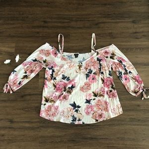 Torrid Floral Off-the-Shoulder Blouse